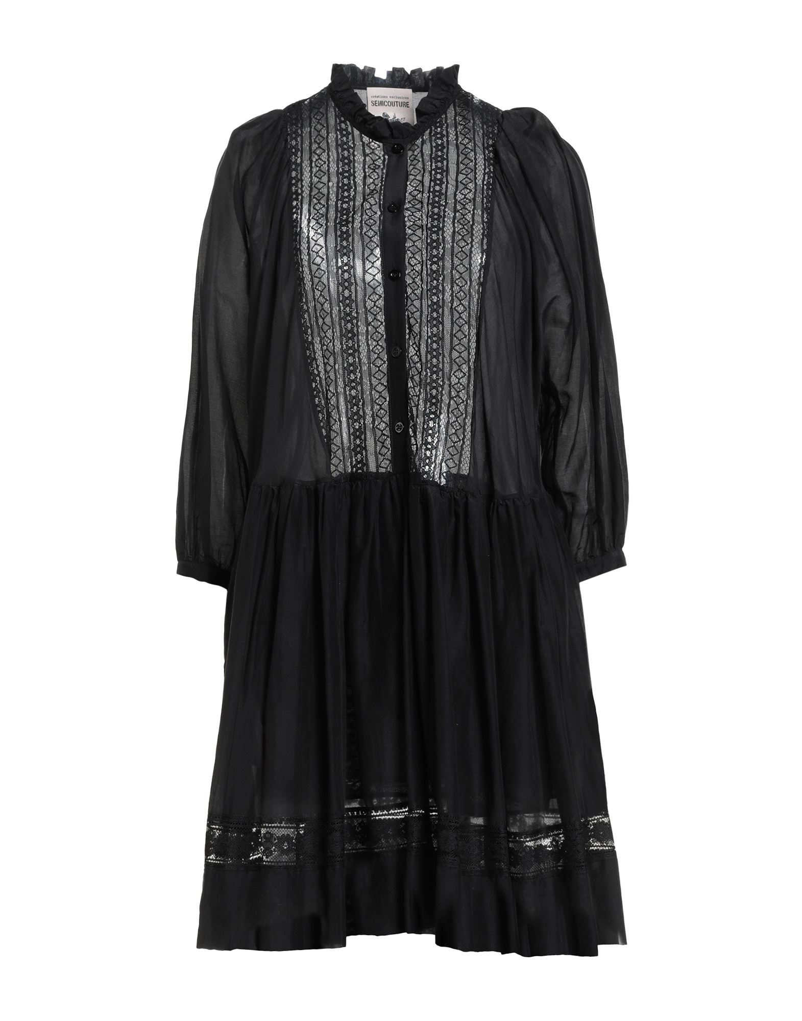 SEMICOUTURE Mini-kleid Damen Schwarz von SEMICOUTURE