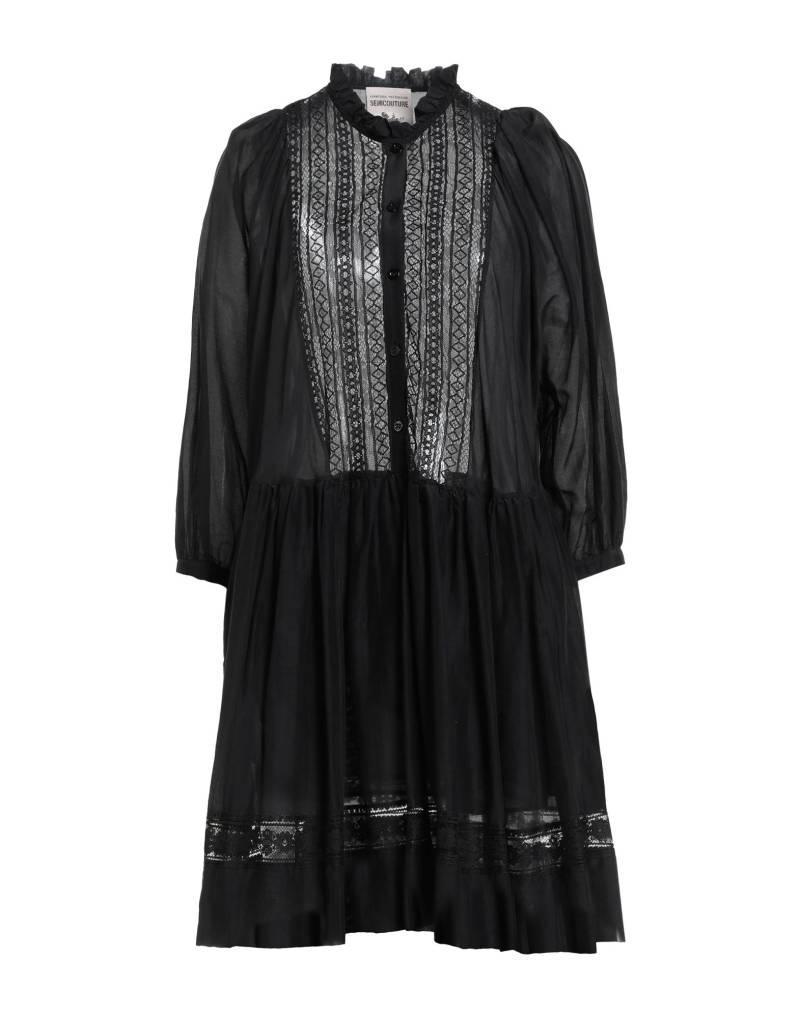 SEMICOUTURE Mini-kleid Damen Schwarz von SEMICOUTURE