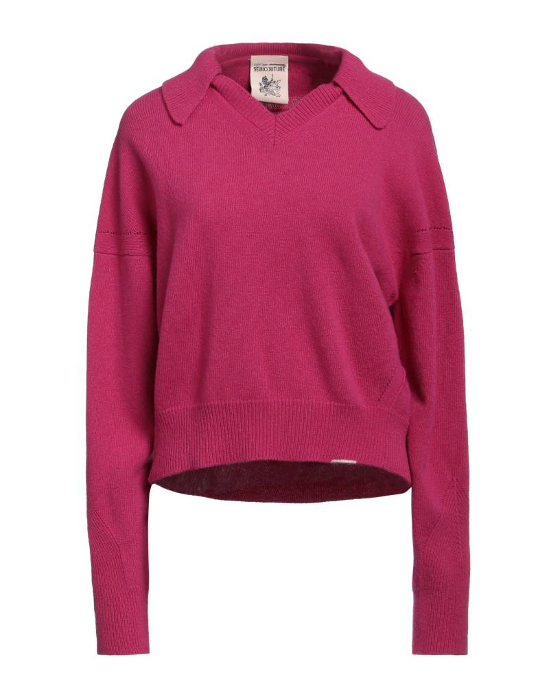 SEMICOUTURE Pullover Damen Fuchsia von SEMICOUTURE