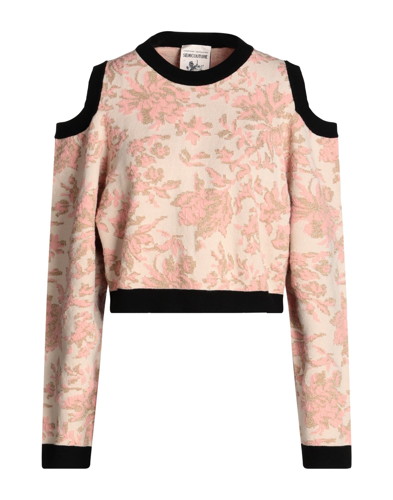 SEMICOUTURE Pullover Damen Hellrosa SEMICOUTURE Pullover Damen Hellrosa von SEMICOUTURE