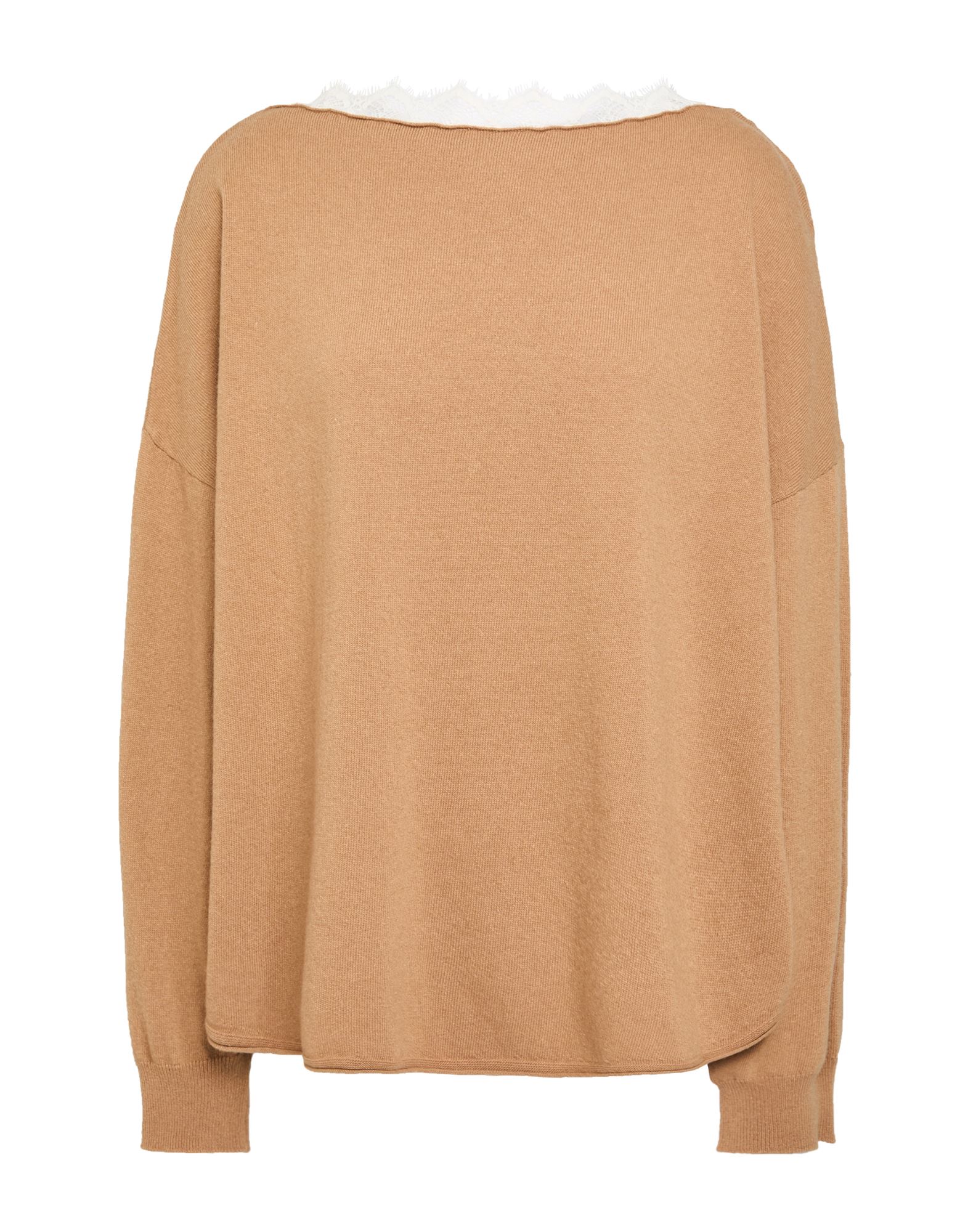 SEMICOUTURE Pullover Damen Kamel SEMICOUTURE Pullover Damen Kamel von SEMICOUTURE