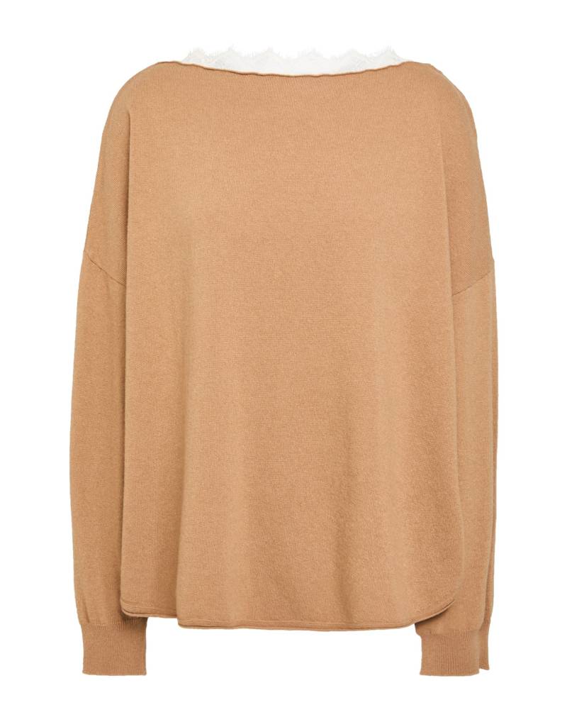 SEMICOUTURE Pullover Damen Kamel SEMICOUTURE Pullover Damen Kamel von SEMICOUTURE