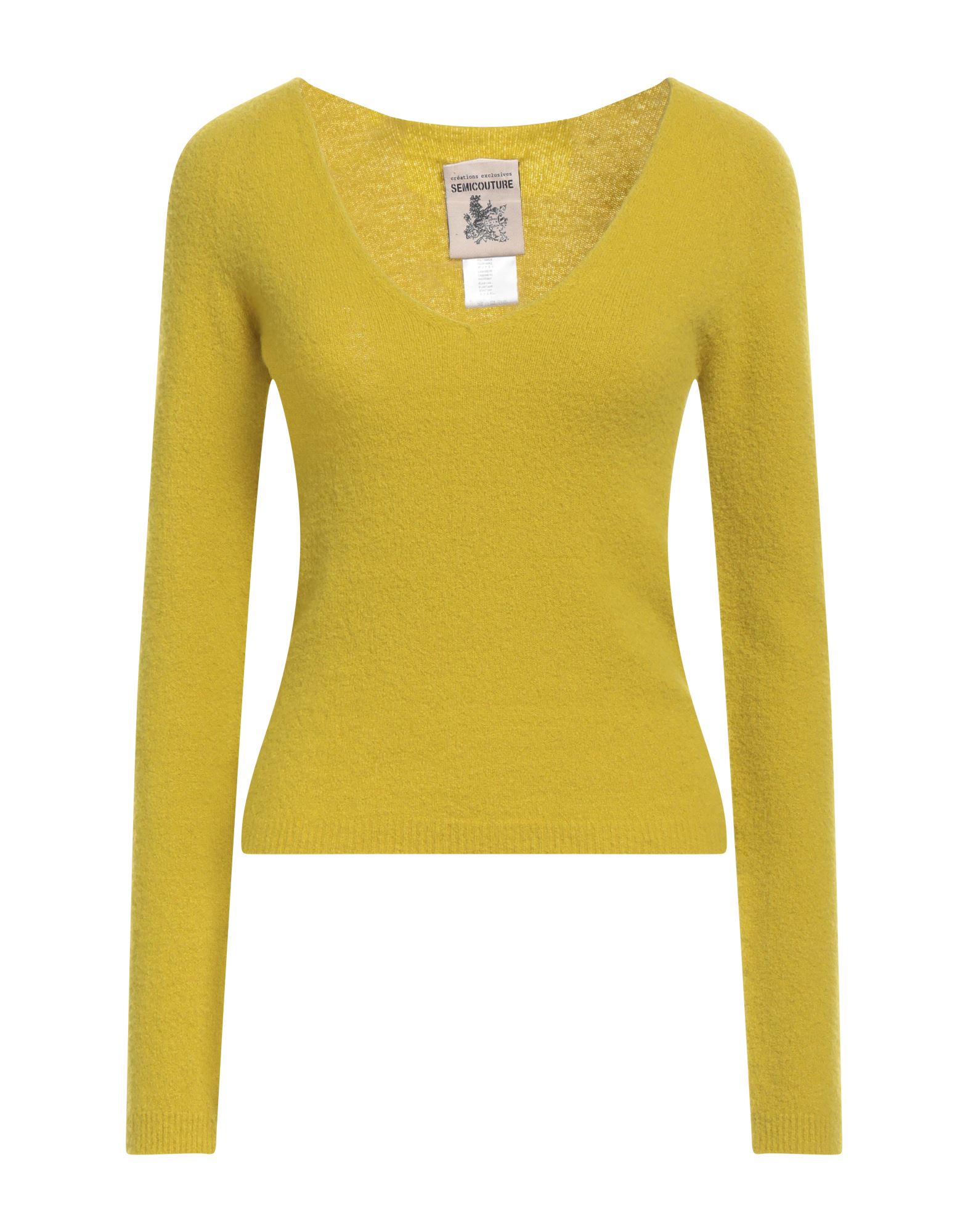 SEMICOUTURE Pullover Damen Säuregrün SEMICOUTURE Pullover Damen Säuregrün von SEMICOUTURE