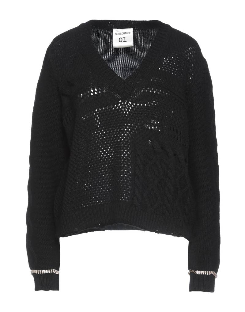 SEMICOUTURE Pullover Damen Schwarz von SEMICOUTURE