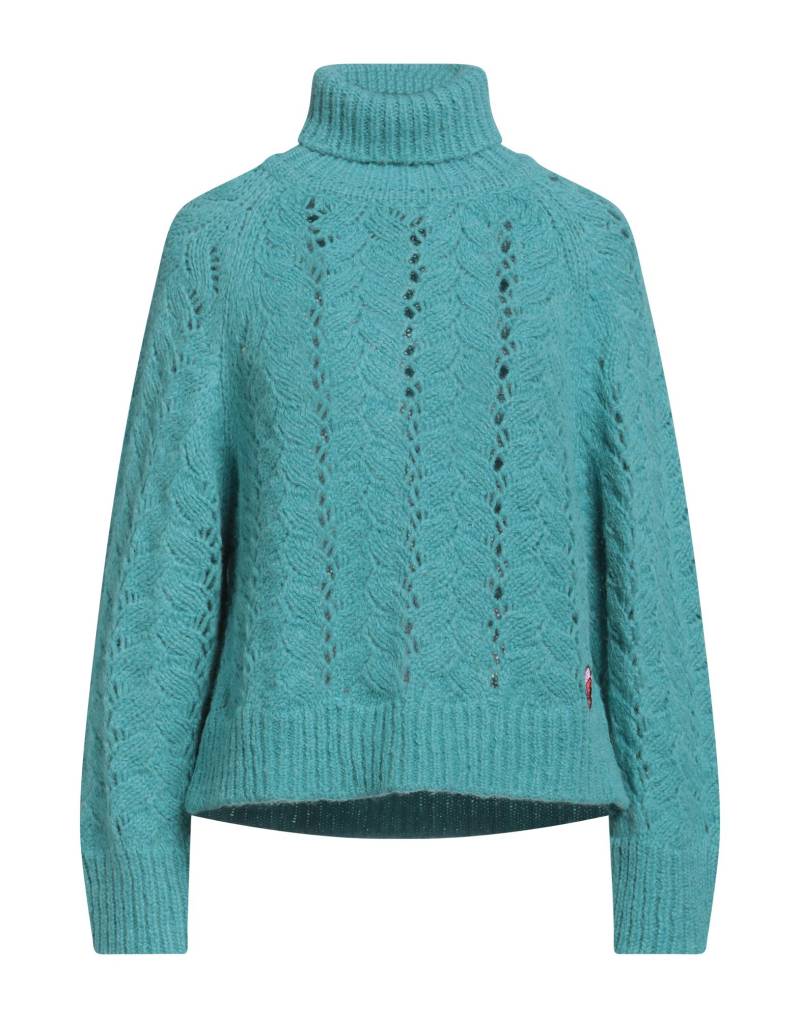 SEMICOUTURE Rollkragenpullover Damen Azurblau von SEMICOUTURE