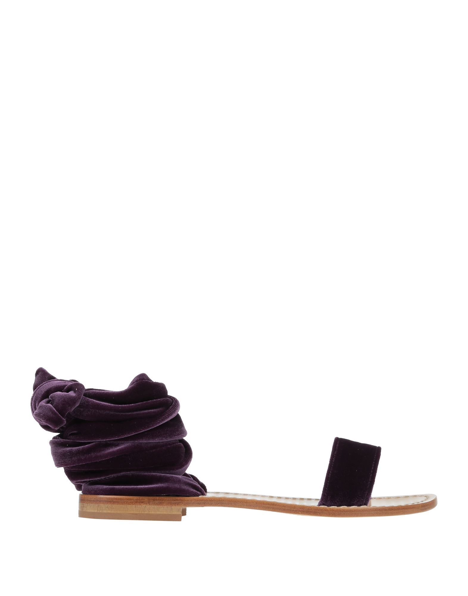 SEMICOUTURE Sandale Damen Dunkelviolett SEMICOUTURE Sandale Damen Dunkelviolett von SEMICOUTURE