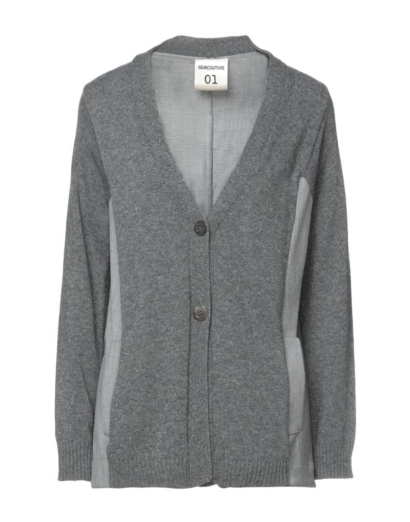 SEMICOUTURE Strickjacke Damen Grau von SEMICOUTURE