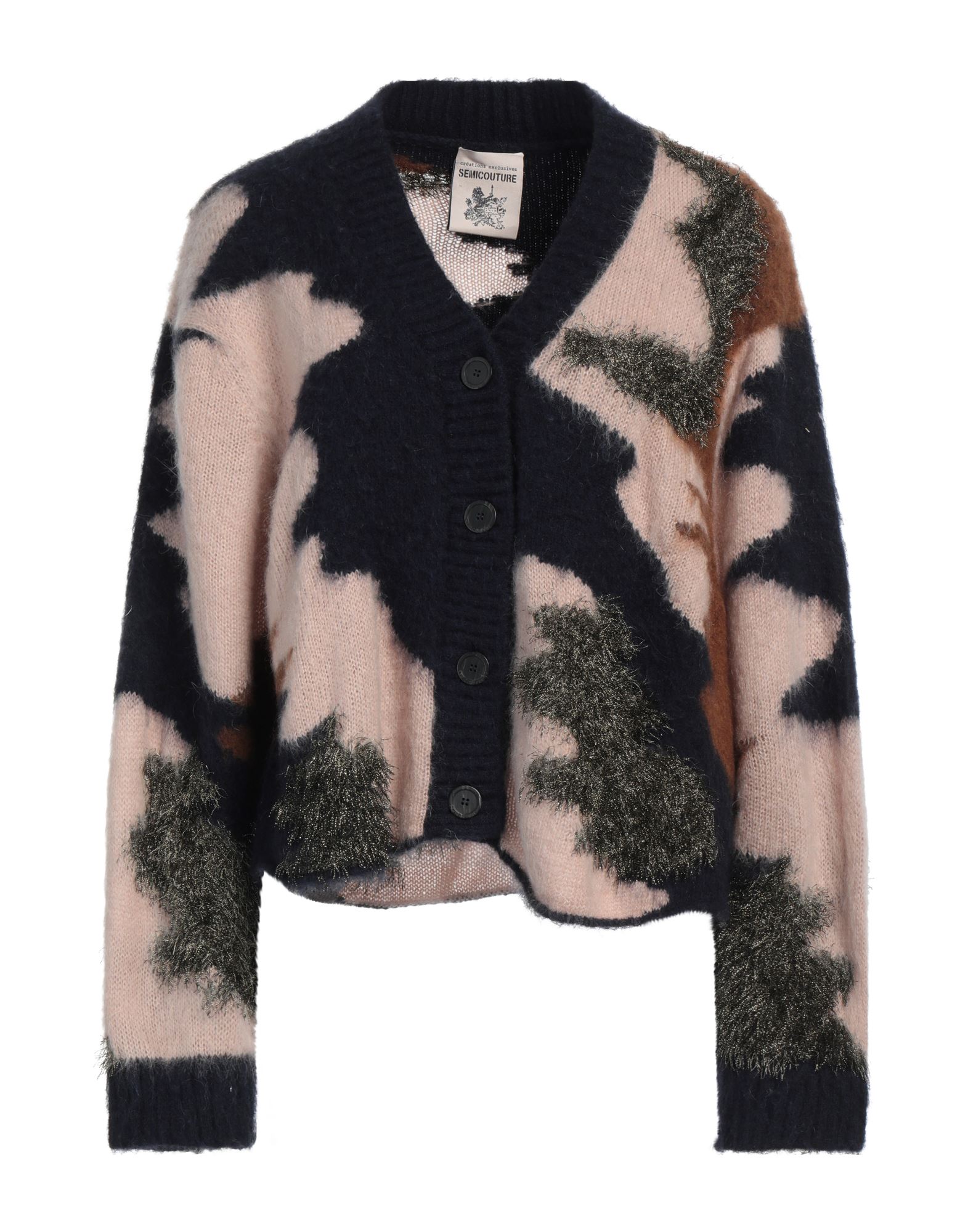 SEMICOUTURE Strickjacke Damen Hellrosa von SEMICOUTURE