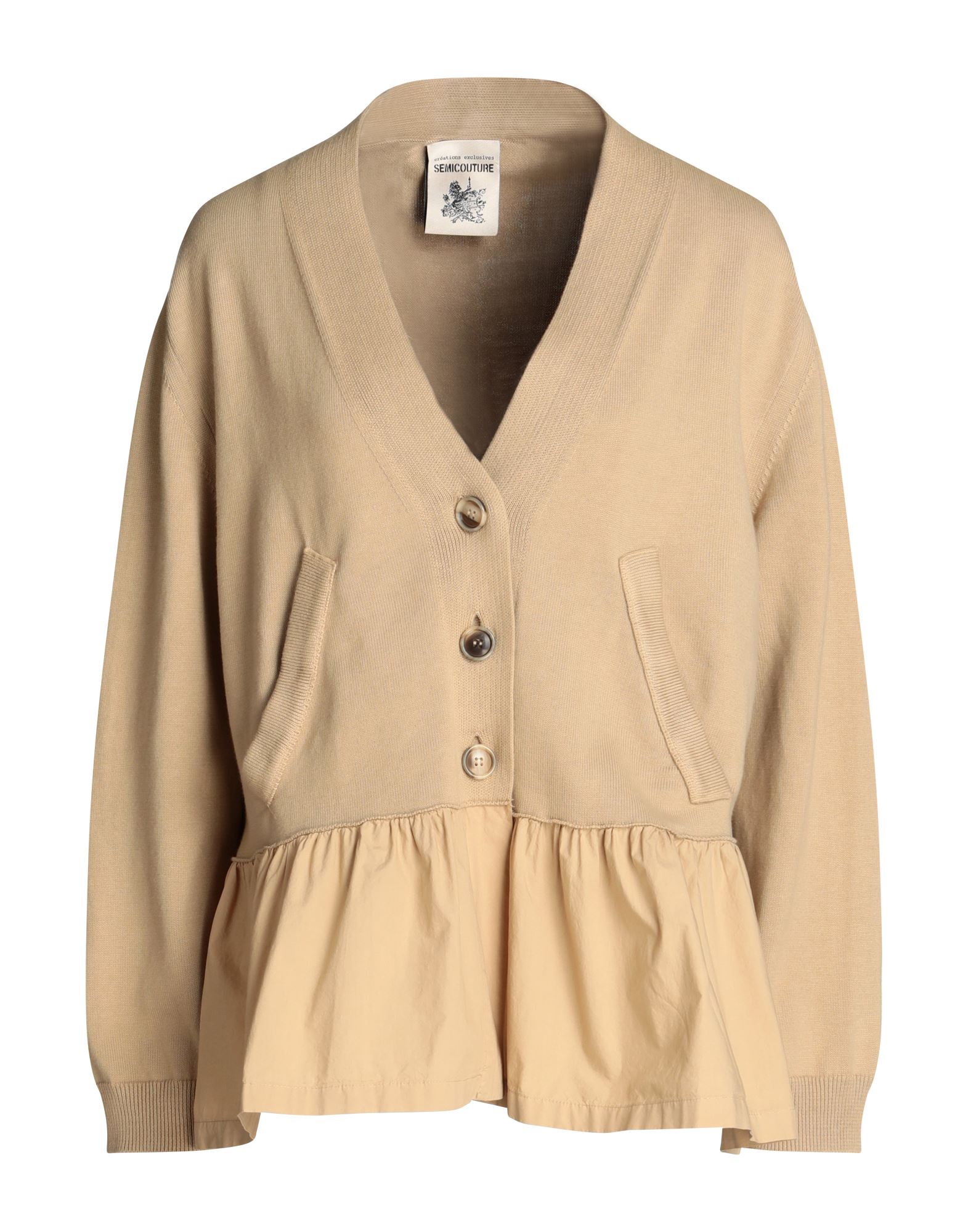 SEMICOUTURE Strickjacke Damen Kamel von SEMICOUTURE