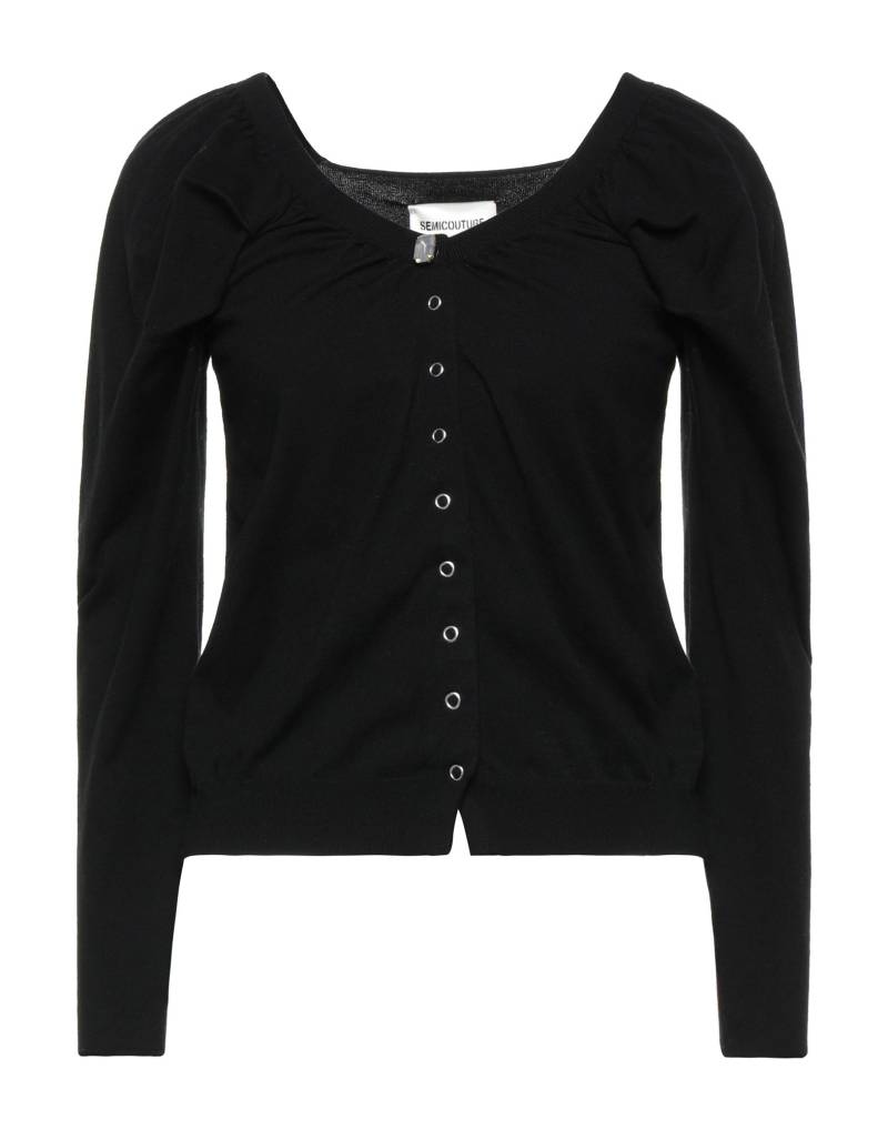 SEMICOUTURE Strickjacke Damen Schwarz von SEMICOUTURE