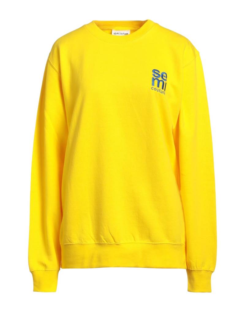 SEMICOUTURE Sweatshirt Damen Gelb von SEMICOUTURE