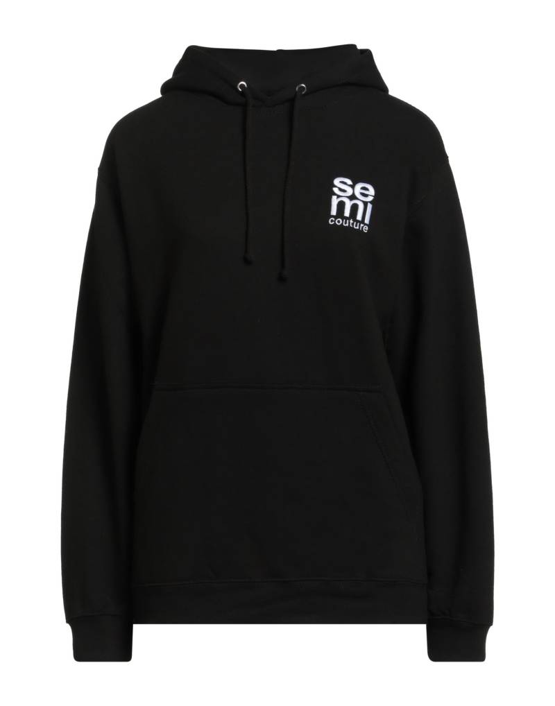 SEMICOUTURE Sweatshirt Damen Schwarz von SEMICOUTURE