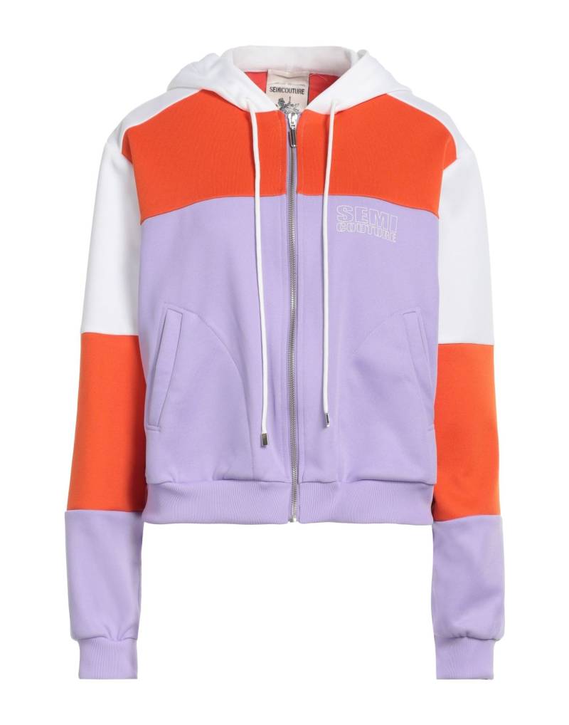 SEMICOUTURE Sweatshirt Damen Lila von SEMICOUTURE