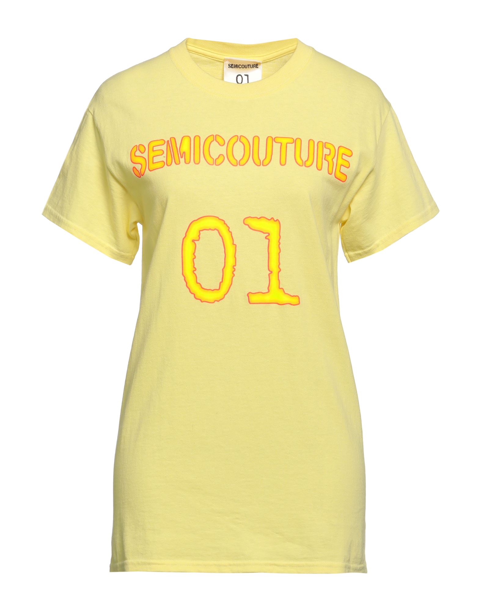 SEMICOUTURE T-shirts Damen Gelb von SEMICOUTURE