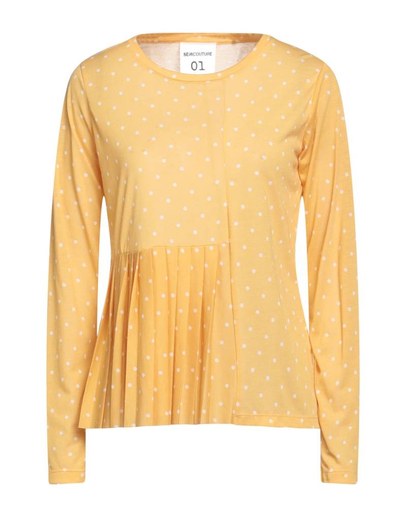 SEMICOUTURE T-shirts Damen Gelb von SEMICOUTURE