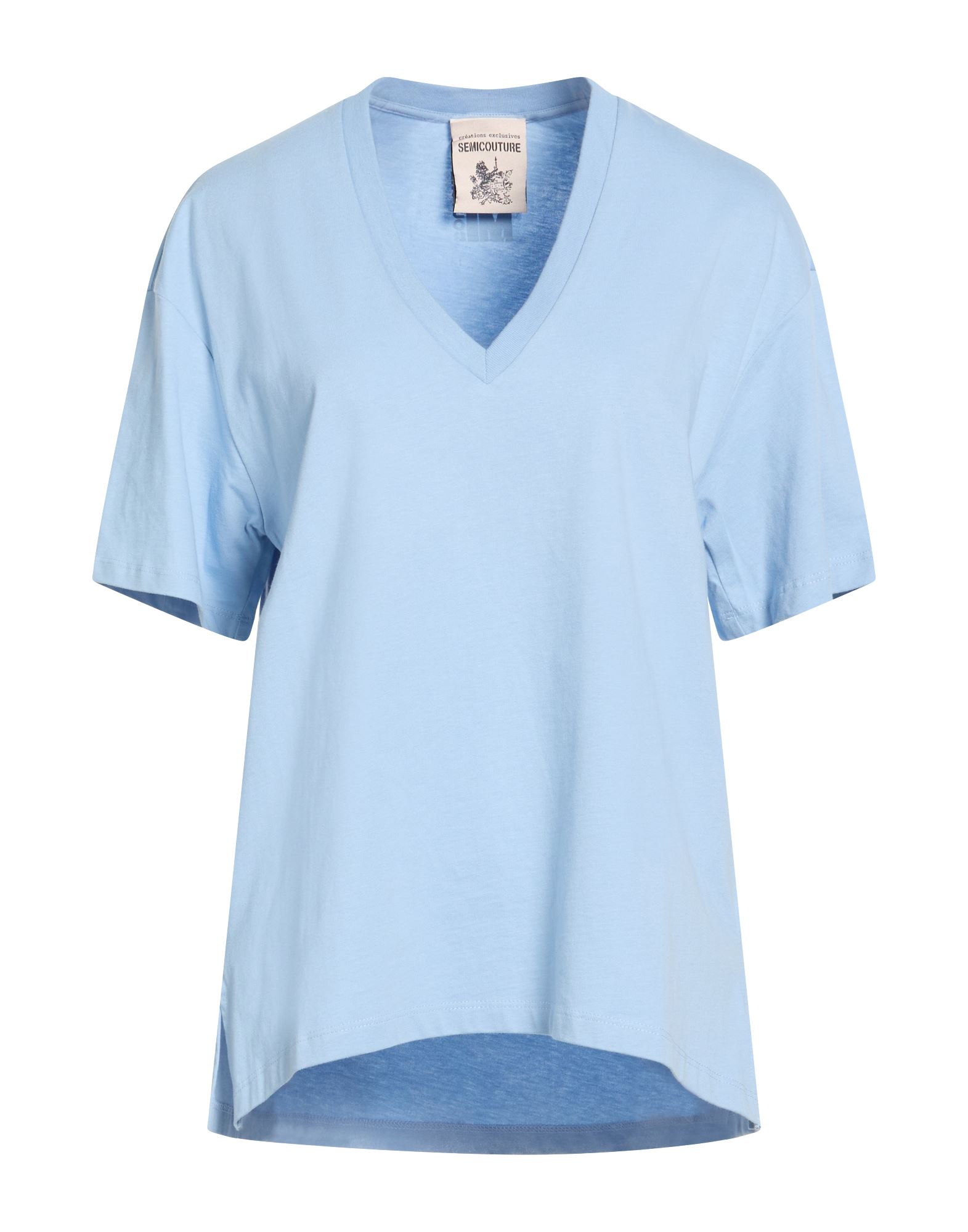 SEMICOUTURE T-shirts Damen Himmelblau von SEMICOUTURE