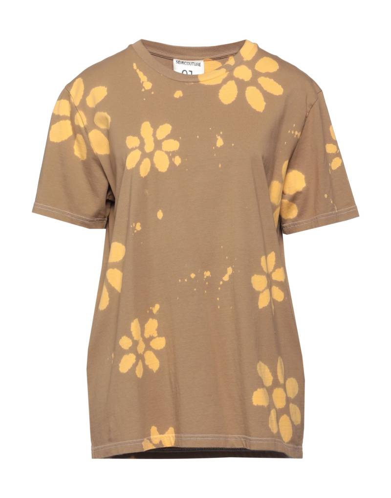 SEMICOUTURE T-shirts Damen Kamel von SEMICOUTURE