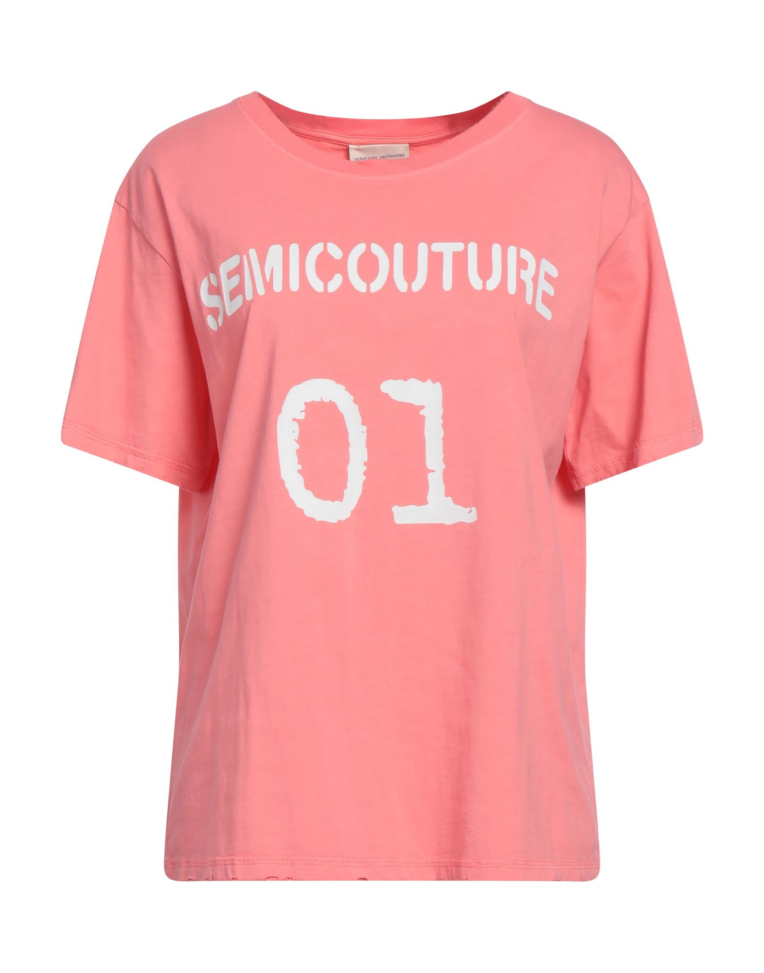 SEMICOUTURE T-shirts Damen Lachs von SEMICOUTURE