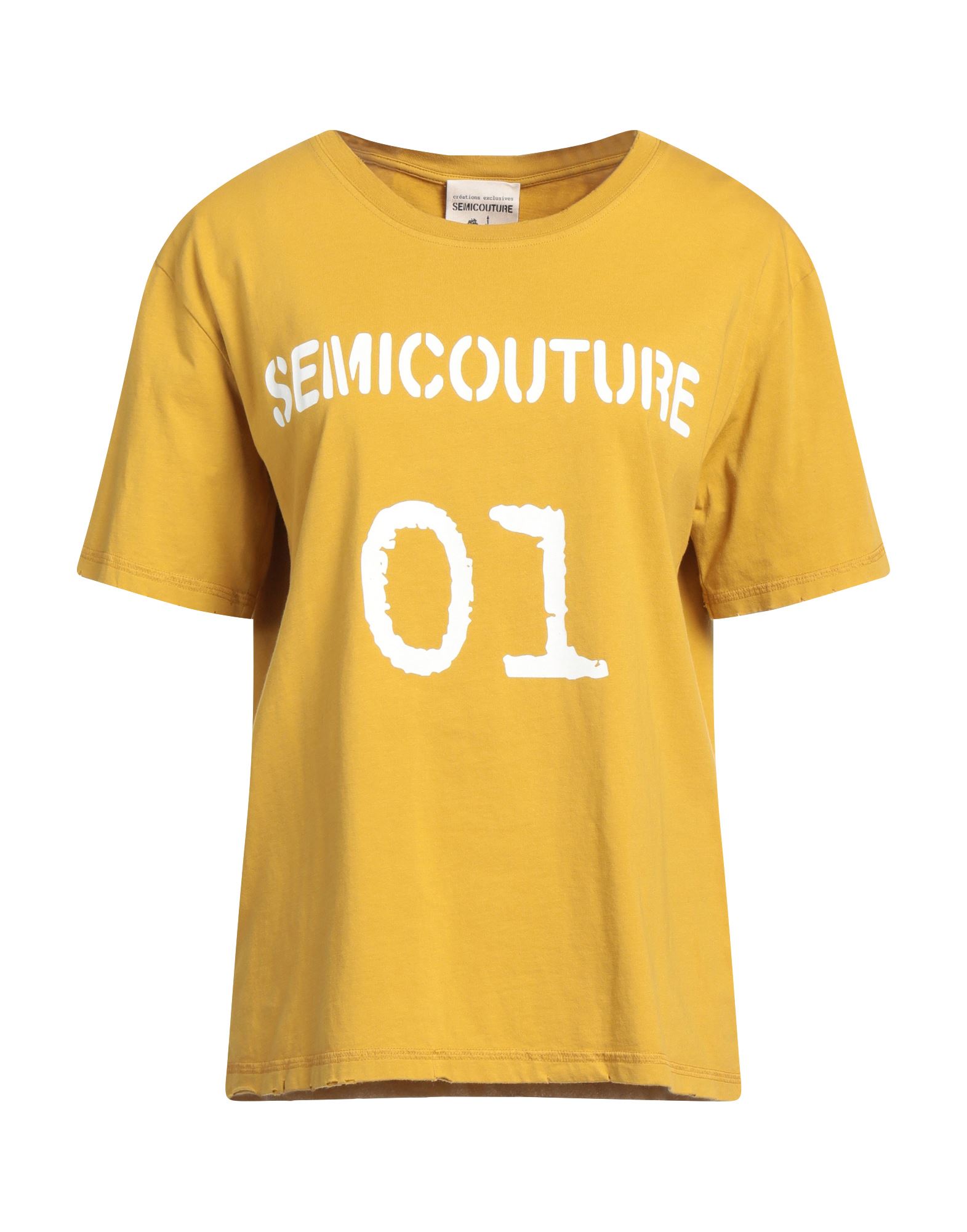 SEMICOUTURE T-shirts Damen Ringelblume SEMICOUTURE T-shirts Damen Ringelblume von SEMICOUTURE