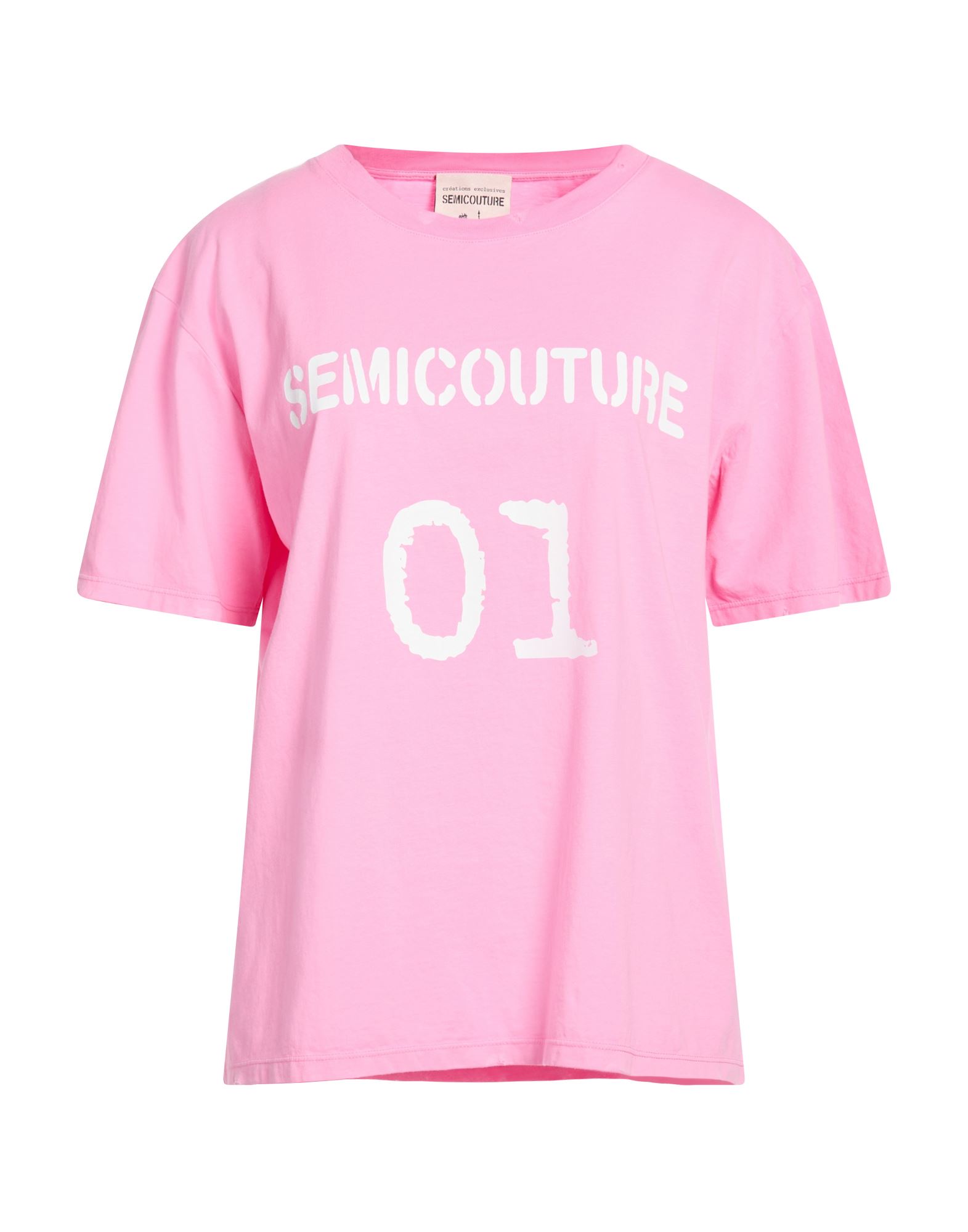 SEMICOUTURE T-shirts Damen Rosa von SEMICOUTURE