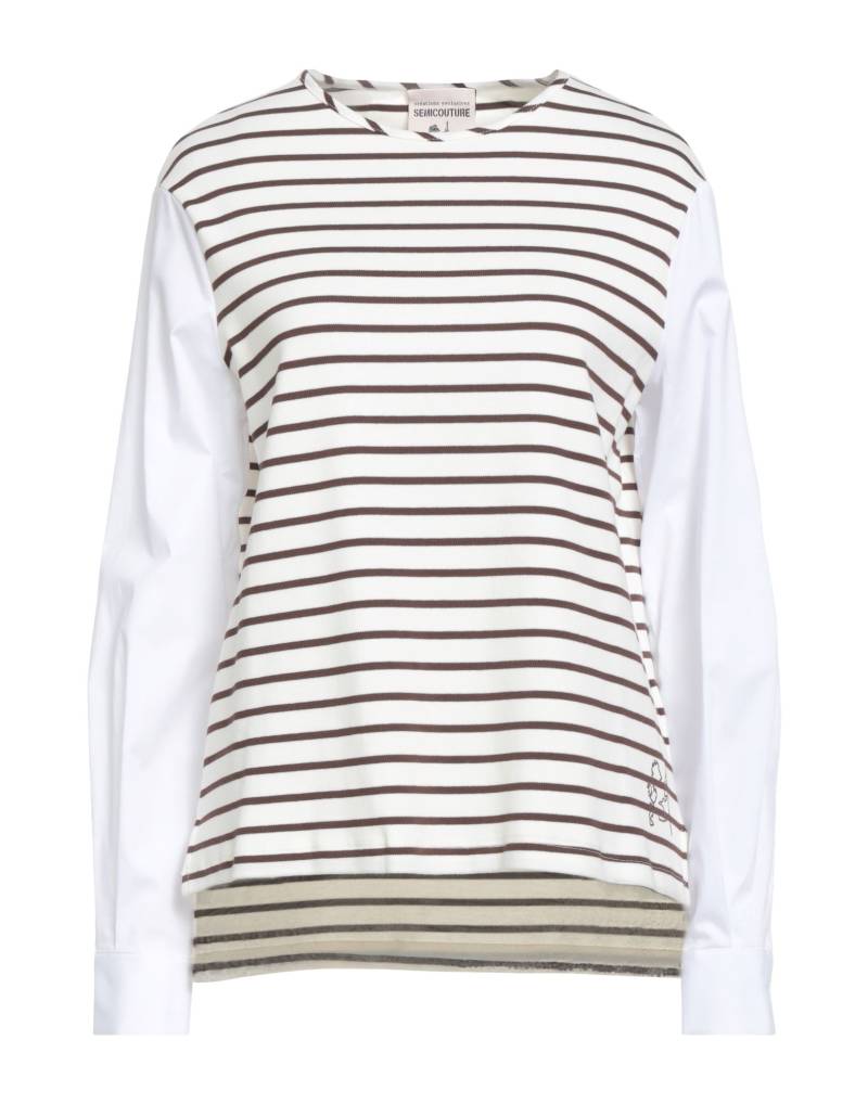 SEMICOUTURE T-shirts Damen Schokobraun von SEMICOUTURE