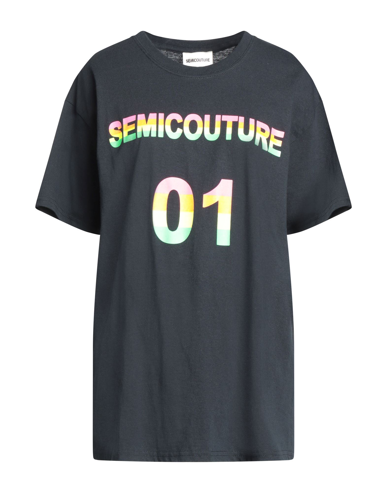 SEMICOUTURE T-shirts Damen Schwarz von SEMICOUTURE