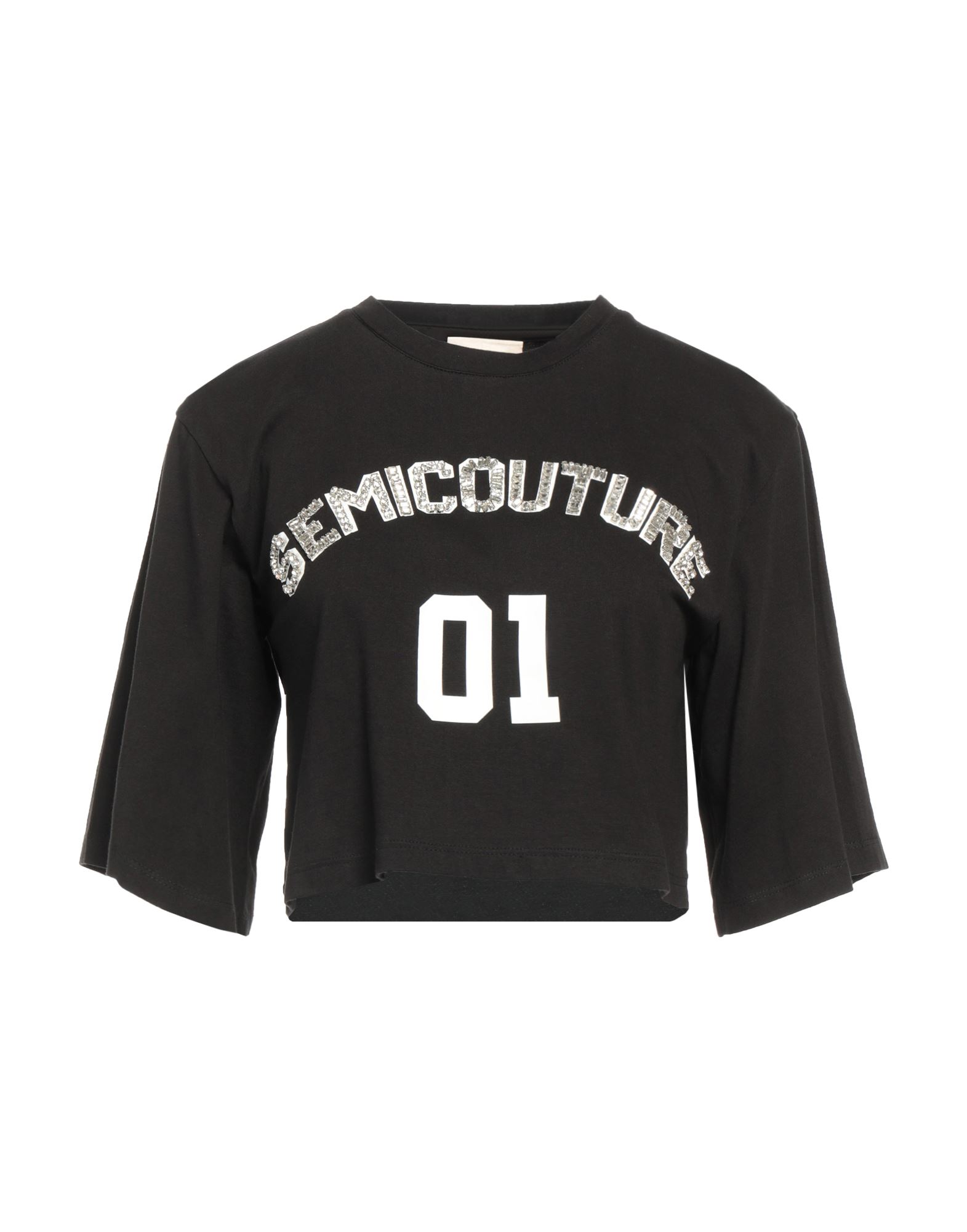 SEMICOUTURE T-shirts Damen Schwarz von SEMICOUTURE