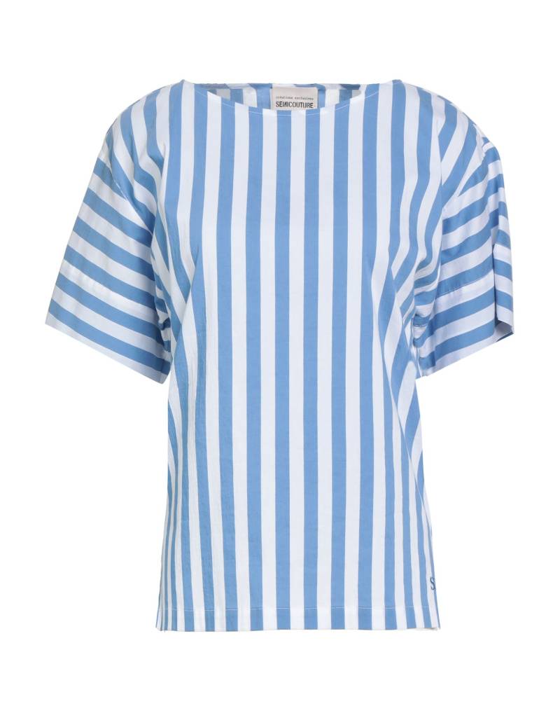 SEMICOUTURE Top Damen Azurblau von SEMICOUTURE
