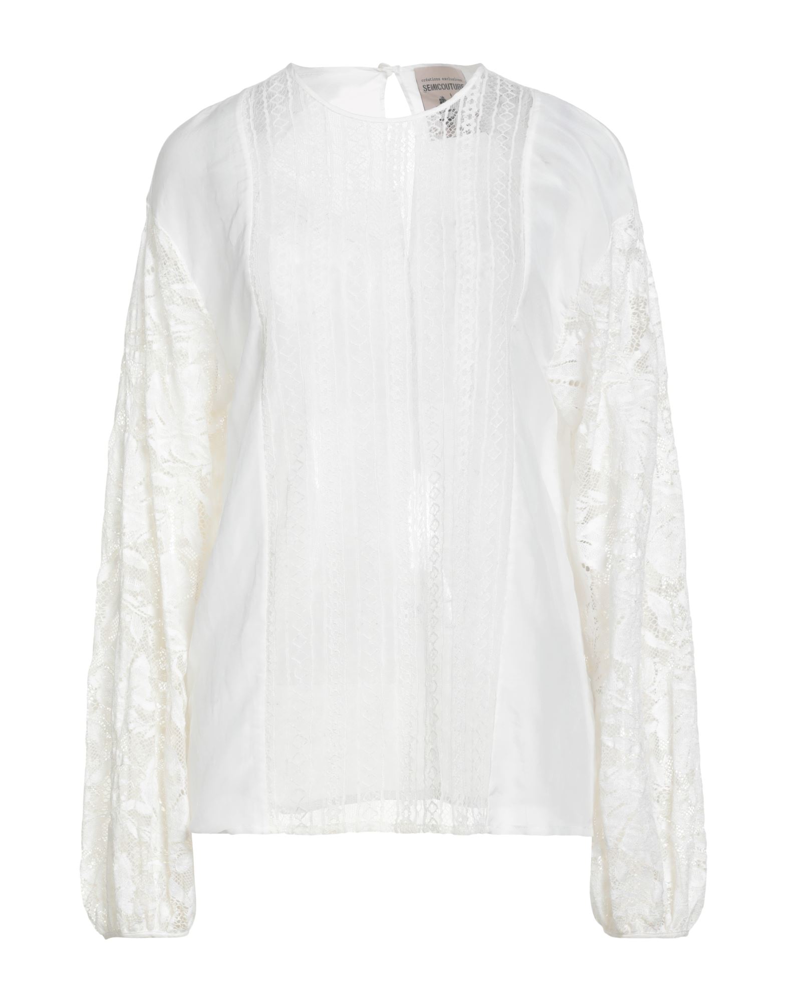 SEMICOUTURE Top Damen Off white von SEMICOUTURE