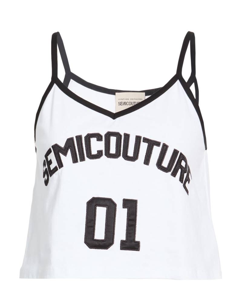 SEMICOUTURE Top Damen Weiß von SEMICOUTURE