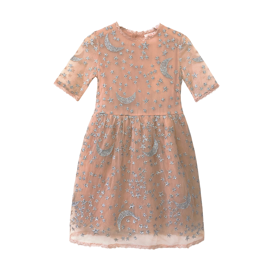 Blush Moon And Star Dress - Grey - SEMSEM - Girls' Special Occasion Dresses Blush Moon And Star Dress - Grey - SEMSEM - Girls' Special Occasion Dresses von SEMSEM