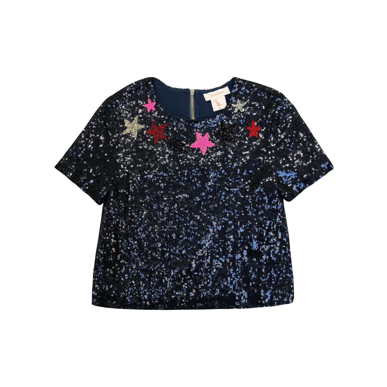 Lulu Top - Midnight - Black - SEMSEM - Girls' Blouses Lulu Top - Midnight - Black - SEMSEM - Girls' Blouses von SEMSEM