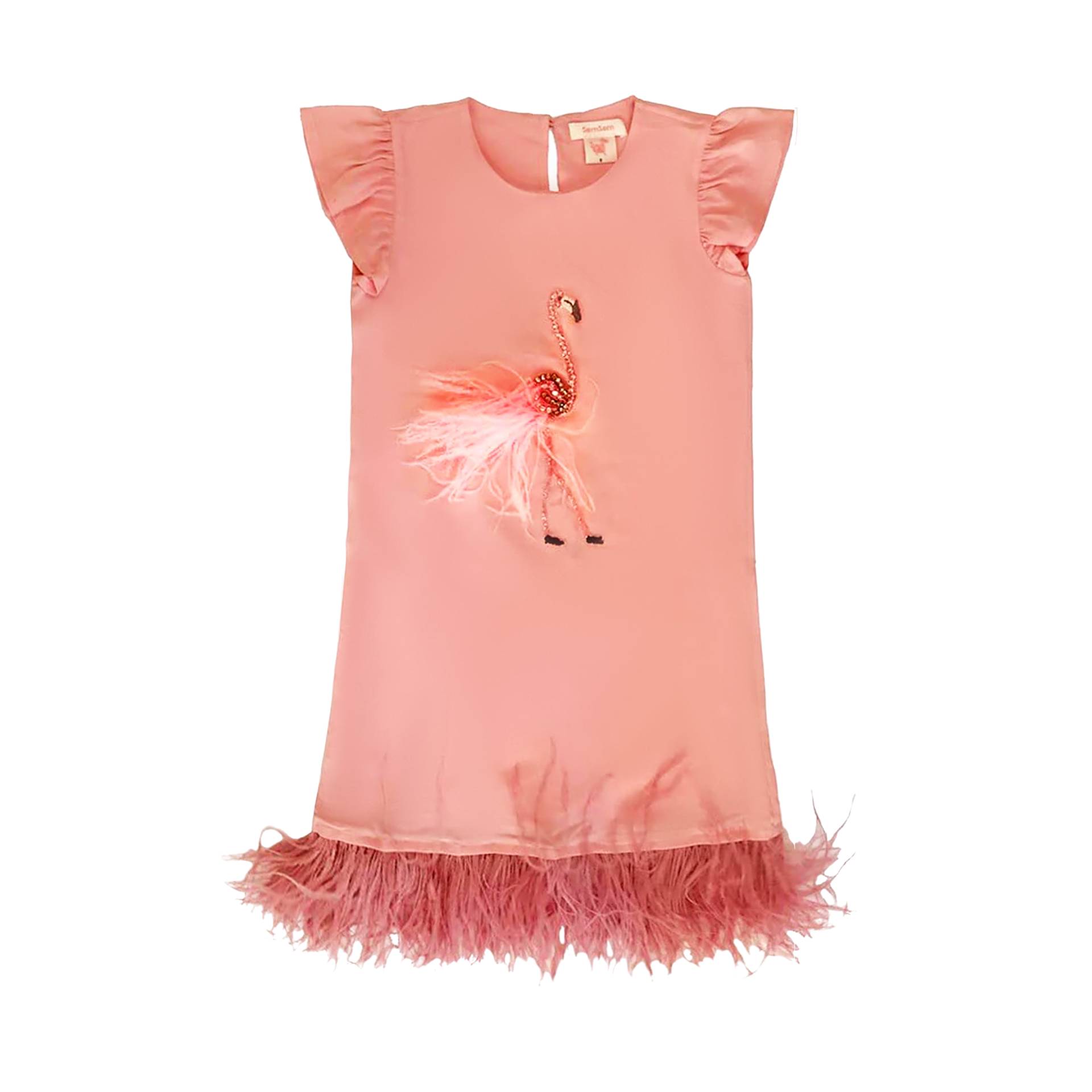 Pink Flamingo T-Shirt Dress - Pink - SEMSEM - Girls' Everyday Dresses Pink Flamingo T-Shirt Dress - Pink - SEMSEM - Girls' Everyday Dresses von SEMSEM