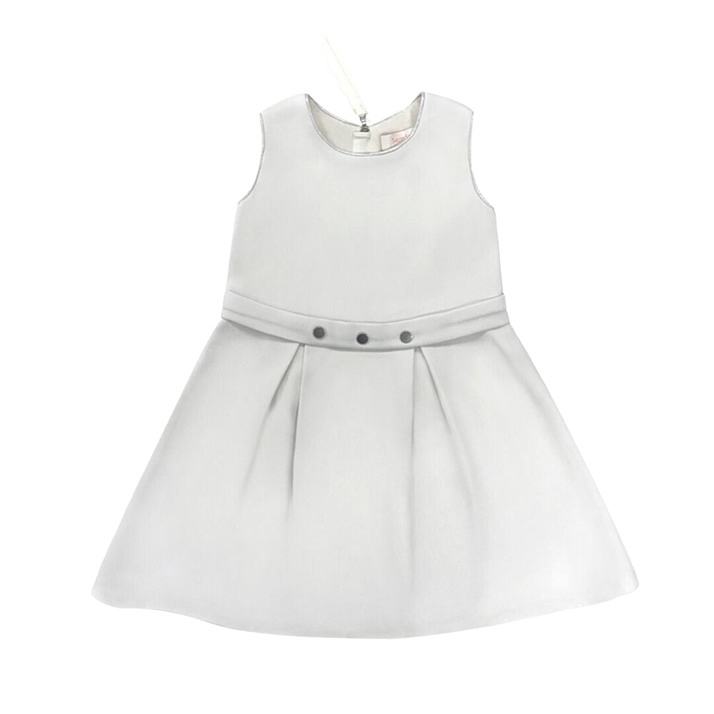 Salma Snap Dress - Cream - White - SEMSEM - Girls' Dresses Salma Snap Dress - Cream - White - SEMSEM - Girls' Dresses von SEMSEM