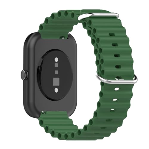 SENAYAH Armband Kompatibel mit CMF Watch Pro, Weich Silikon Sport Armbänder Kompatibel mit CMF by Nothing Watch Pro Einstellbar Armband für Damen Herren Ersatzgurt Zubehör (Grün) von SENAYAH