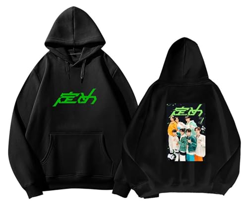 SENCOTEL ENHYPEN Kpop Hoody Herren Engen Hip Hop Hoodies Damen Jungwon Heeseung Jake Sunghoon Sunoo Ni-Ki EN Fans Sweatshirts, En Black, 38 von SENCOTEL