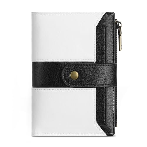 SENDEFN Geldbörse Damen, Geldbeutel Damen Leder mit RFID-Schutz Portemonnaie Damen Vielen Fächern mit 20 Kartenfächer und Zipper Münzfach von SENDEFN
