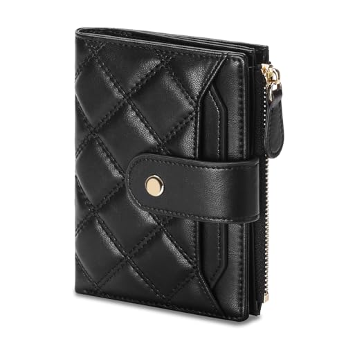 SENDEFN Geldbörse Damen mit RFID-Schutz - Leder Portemonnaie mit Vielen Fächern und Zipper Münzfach von SENDEFN