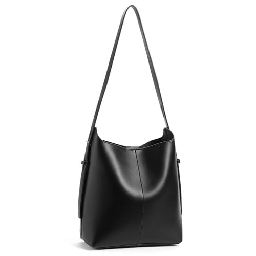 SENDEFN Handtasche Damen, Tote Bag Leder, Shopper Tasche Damen Groß, Beuteltasche für College Schule Arbeit Reisen Einkaufen von SENDEFN
