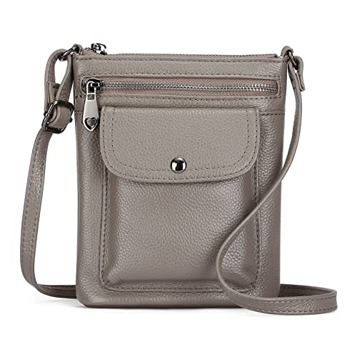 SENDEFN Handytasche zum Umhängen, Handy Umhängetasche Damen Geldbörse Leder, Crossbody Tasche Schultertasche für Handy mit vielen Fächern von SENDEFN