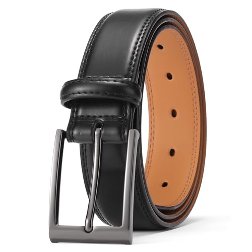 SENDEFN Herren Gürtel, Ledergürtel Herren 35 mm Breit, Gürtel Herren für Herren Jeans und Business Anzug, Länge kürzbar mit Geschenkbox Belt von SENDEFN