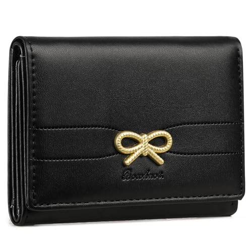 SENDEFN Geldbörse Damen, Trifold Kleines Portemonnaie Damen, Kleine Geldbeutel mit RFID Blockierung, Portmonee mit 7 Kartenfächern und 1 ID Fenster von SENDEFN