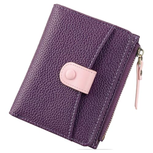 SENDEFN Geldbeutel Damen Klein, Geldbörse Damen mit RFID Blockierung, Portemonnaie Mini mit Zipper Münzfach von SENDEFN