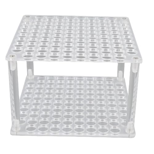 SENECESLI Plastikmarkerstand, Einfache Zugangshalter 96 Slots Compact for Home Office Stationery Store (Transparent) von SENECESLI