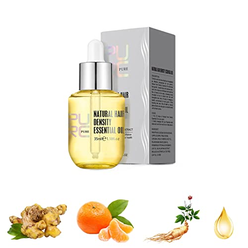 SENGHUI Purc Natural Hair Density Essential Oil,Purc Oil for Hair Growth,35ml Ginger Hair Regrowth Serum for Men Women (35ml) von SENGHUI