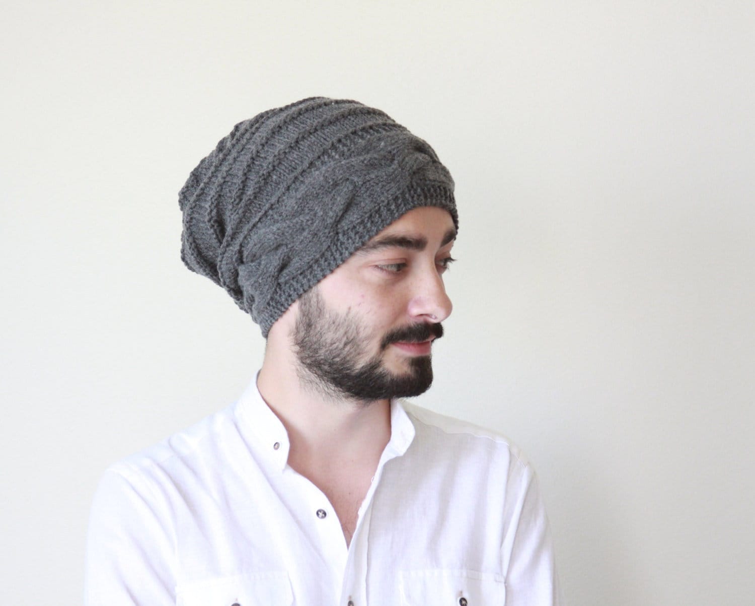 Herren Wintermützen Und Beanies Slouchy Winter Strickmütze von SENNURSASA