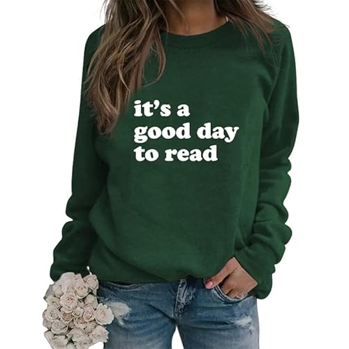 Womens Abibliophobia Sweatshirt Funny Vintage Reading Shirts Long Sleeve Crewneck Graphic Pullover Book Lover Gift von SENRN