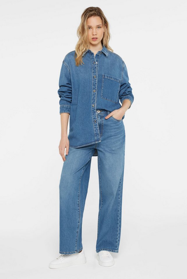 SENSES.THE LABEL Jeansbluse mit Brusttasche von SENSES.THE LABEL