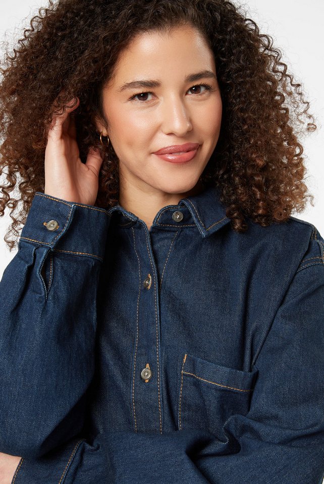 SENSES.THE LABEL Jeansbluse mit Brusttasche von SENSES.THE LABEL