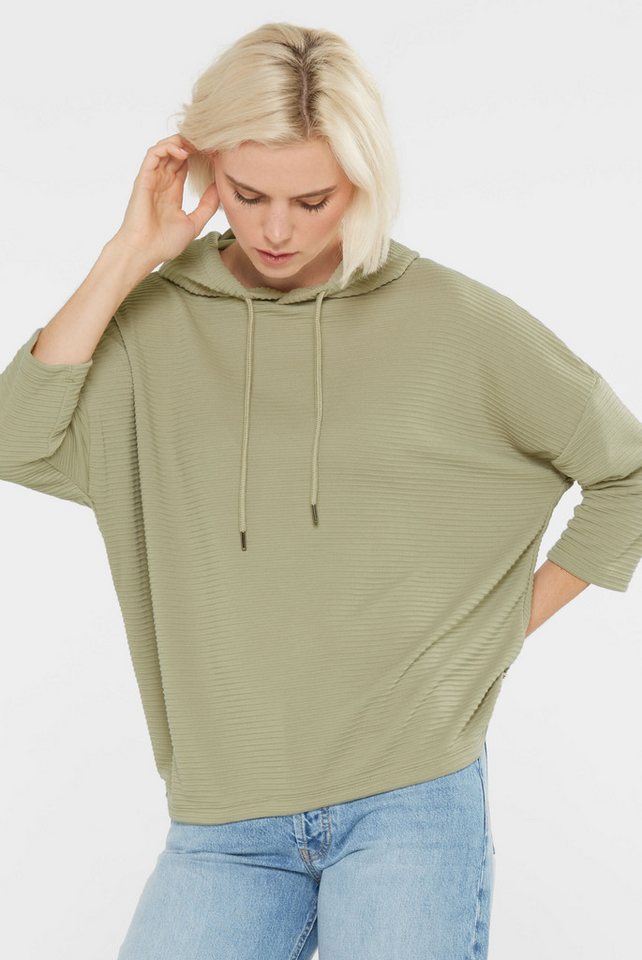 SENSES.THE LABEL Kapuzensweatshirt mit überschnittenen Schultern von SENSES.THE LABEL